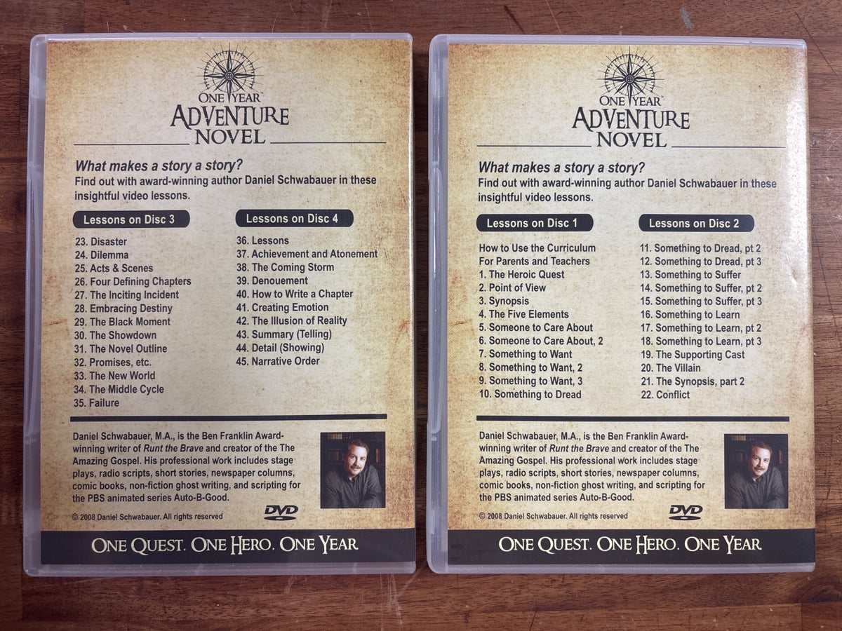 One Year Adventure Novel Complete Set Textbook DVDs Guide — photo 7 of 8