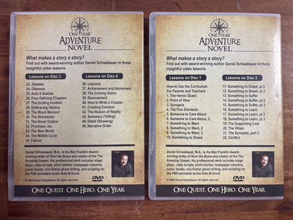 One Year Adventure Novel Complete Set Textbook DVDs Guide — photo 7 of 8