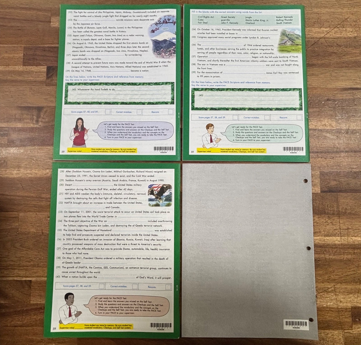 ACE Social Studies PACE Set 1086-1096 Fourth Edition W/ Key — photo 7 of 10