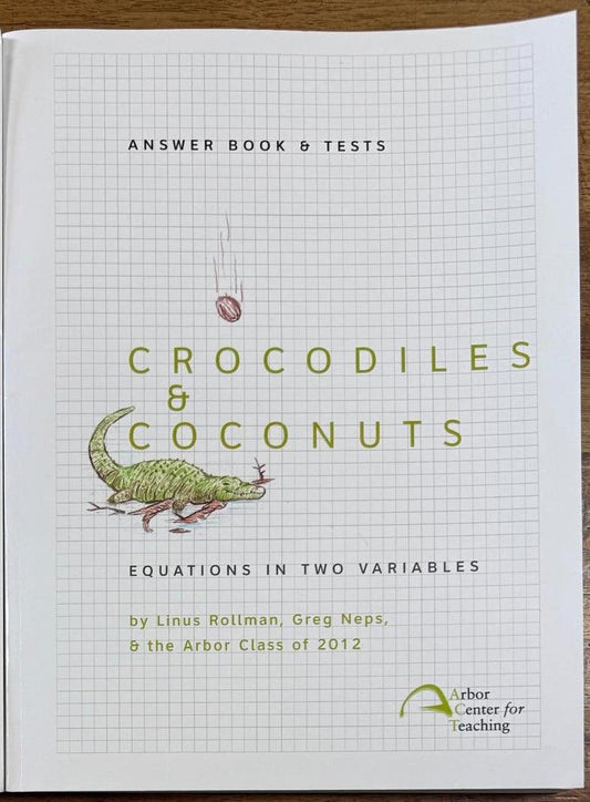 Crocodiles & Coconuts: Equations in Two Variables Answer Book & Tests - CONDITION Good & Clean