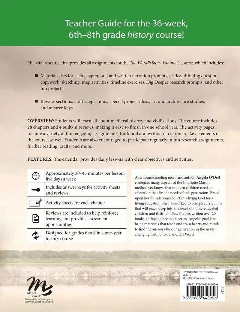 Master Books: The World's Story 2: The Middle Ages Set (NEW)