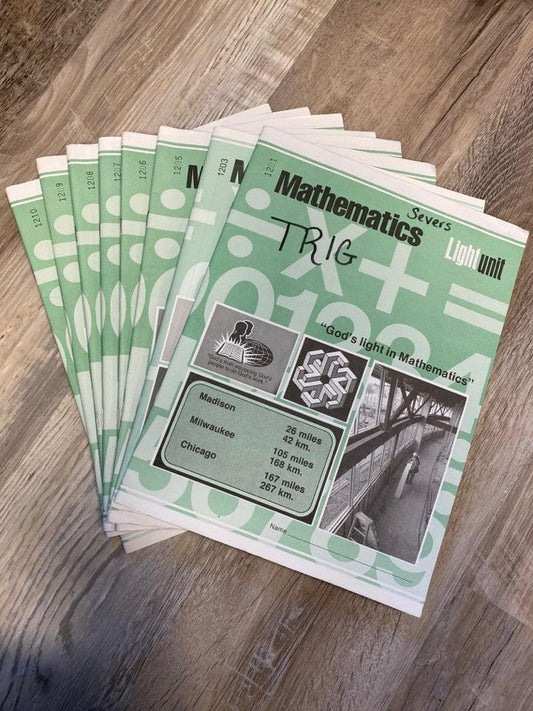 CLE Mathematics Trigonometry Partial Set of 8 Units