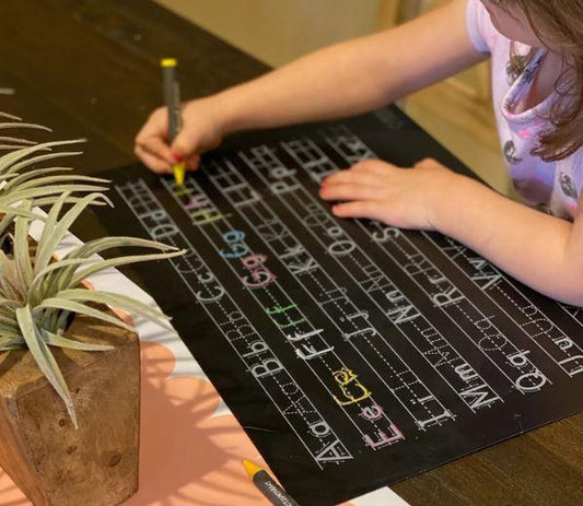 Chalkboard Letters Placemat