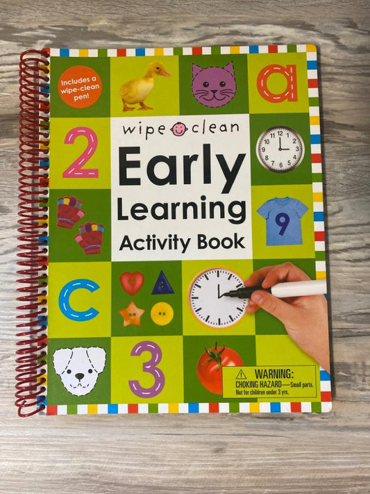 Wipe Clean Early Learning Activity Book