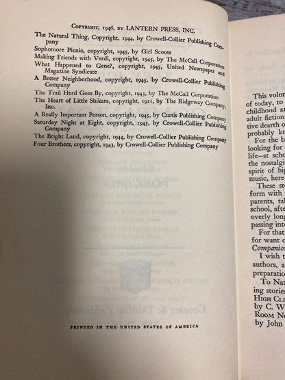 Teen-Age Companion Edited By Frank Owen