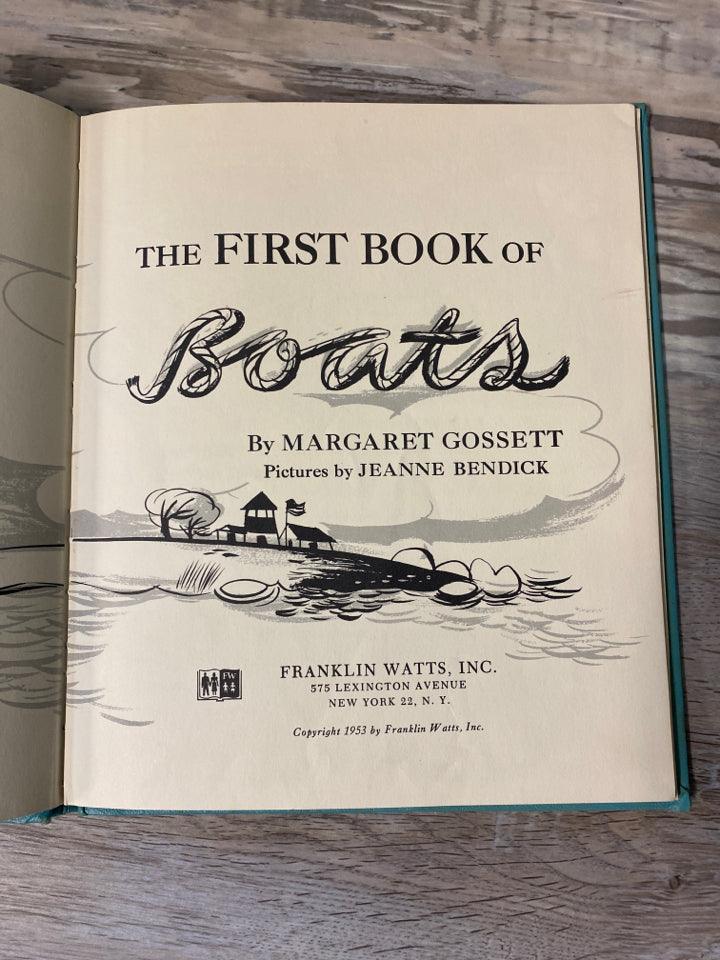 My First Book of Boats by Margaret Gossett
