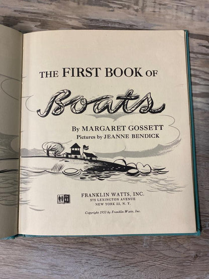 My First Book of Boats by Margaret Gossett