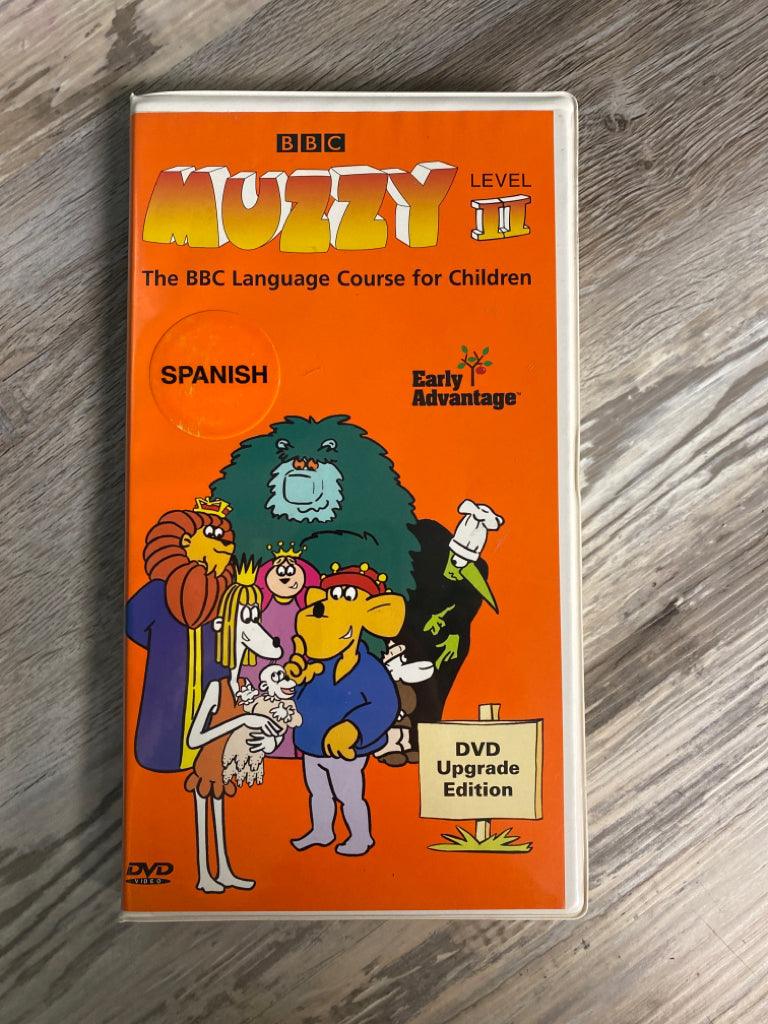 Muzzy Level II BBC Spanish Course DVD Set, Course Books and CD