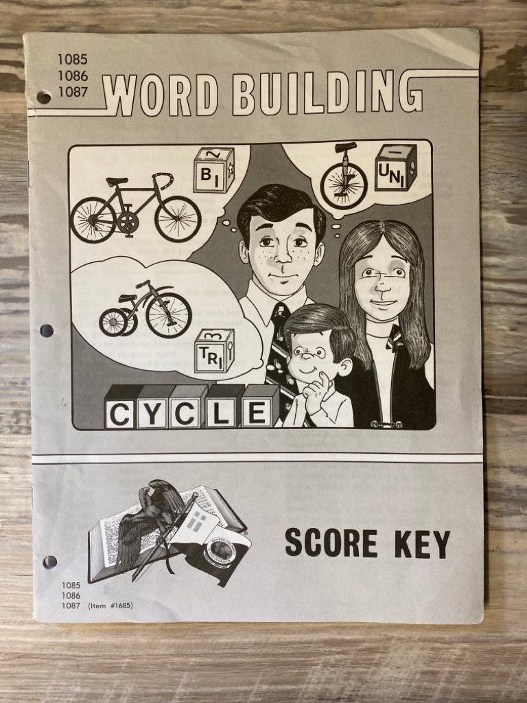 ACE Paces Word Building 1085-1087 Score Key – First Homeschool