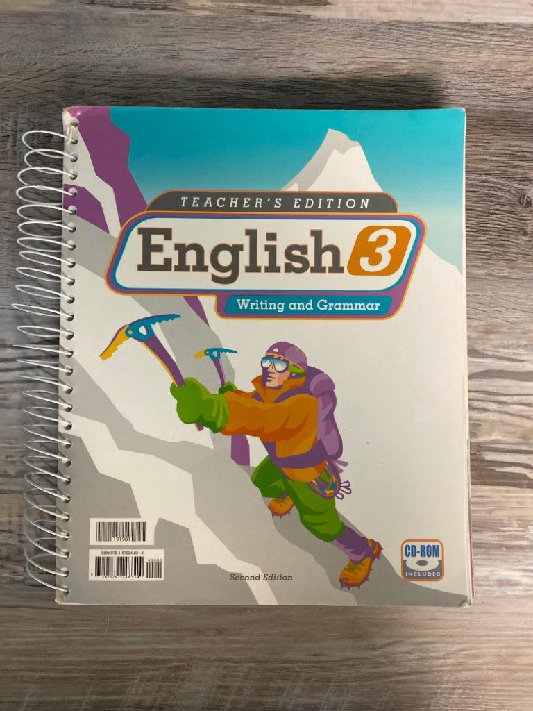 BJU English 3 Teacher's Edition with CD-ROM, Second Edition