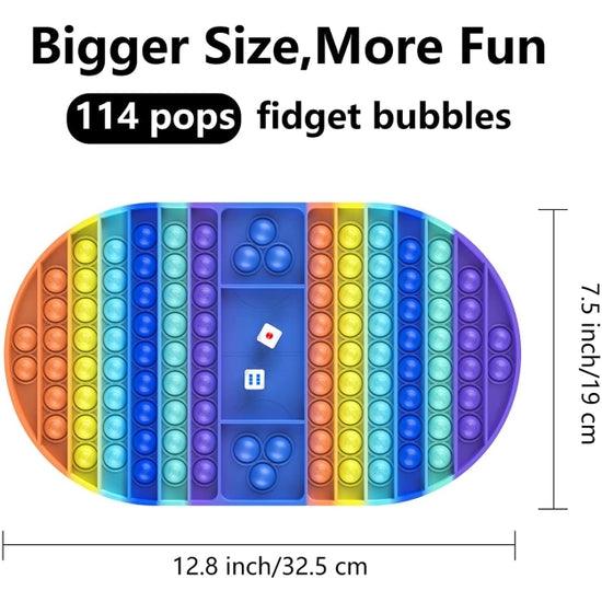 Round Shape Carom Board Popit Fidget Toy