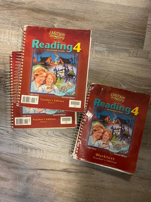 BJU Reading 4 2nd Ed. Teacher Set