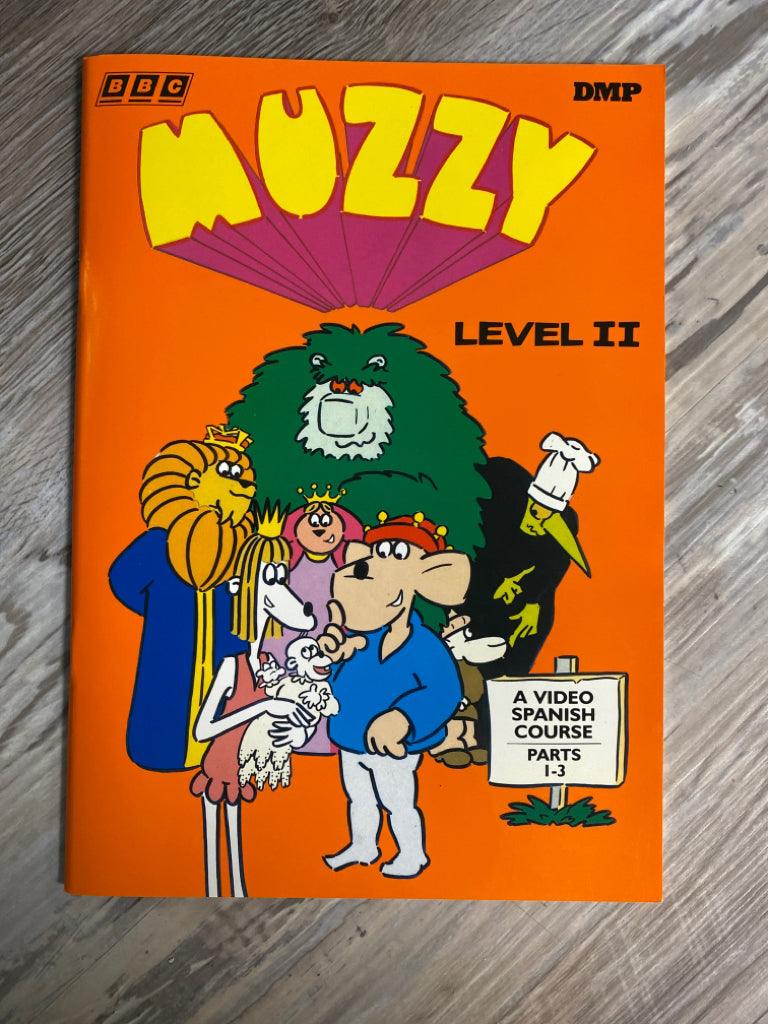 Muzzy Level II BBC Spanish Course DVD Set, Course Books and CD