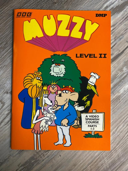 Muzzy Level II BBC Spanish Course DVD Set, Course Books and CD