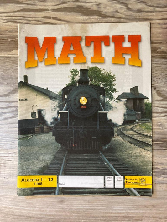 ACE Paces Math Algebra 1- 1108