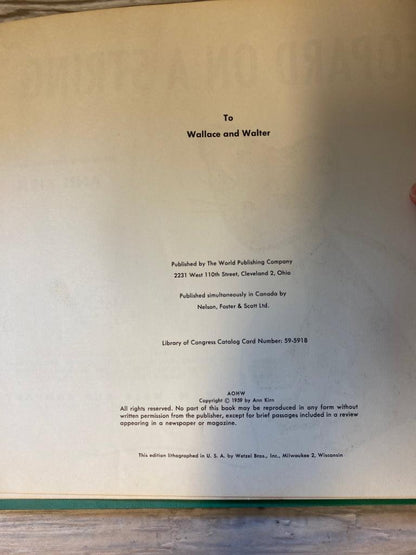 Leopard On A String by Ann Kirn 1966