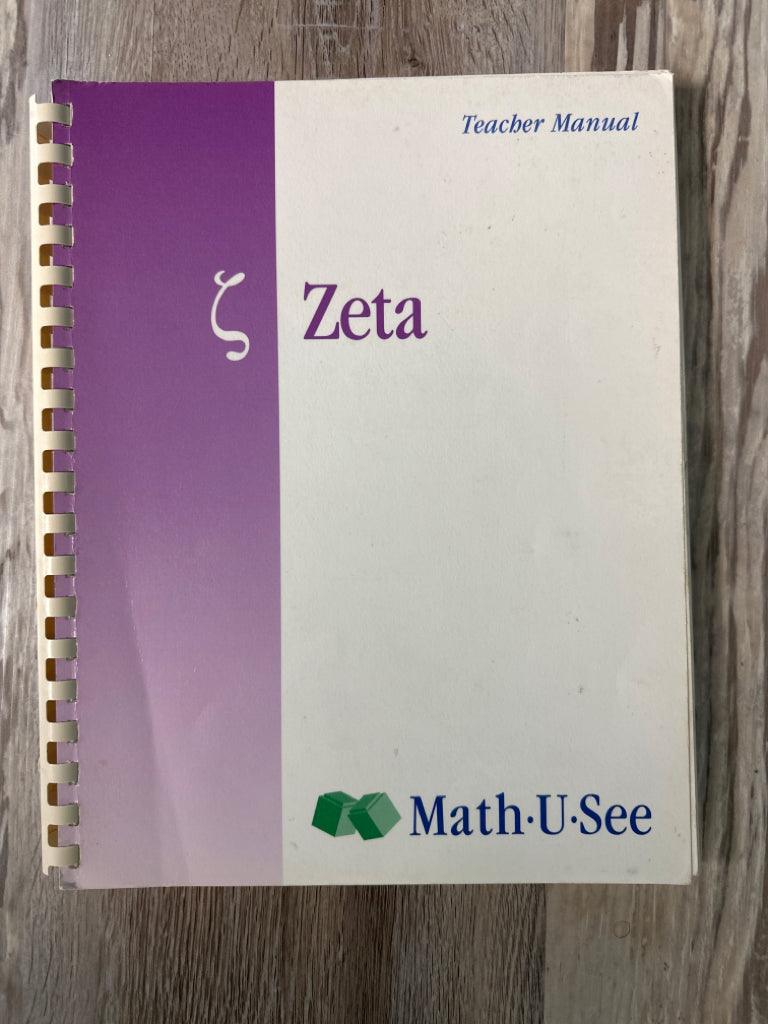 Math-U-See Zeta Instruction Manual
