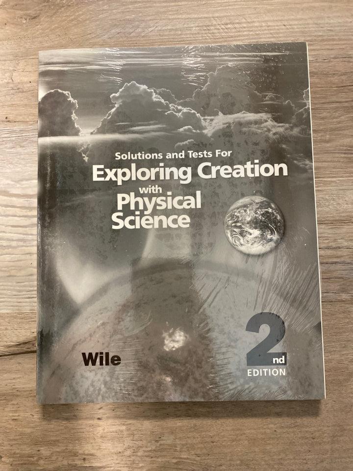 Apologia Exploring Creation with Physical Science, Solutions and Test 2nd