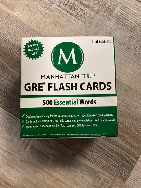 GRE Essential Words Flashcards