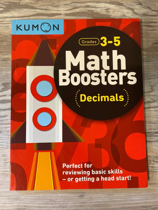 Kumon Math Boosters Decimals Grade 3-5