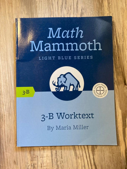 Math Mammoth 3B Worktext and Answer Key