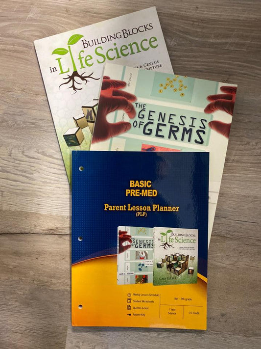 MasterBooks Basic Pre-Med 3-Book Set
