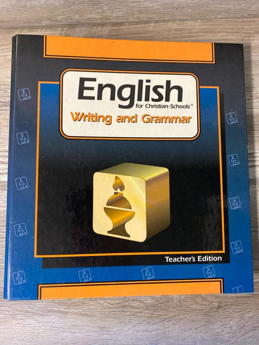 BJU English Writing and Grammar 11 Teacher's Edition