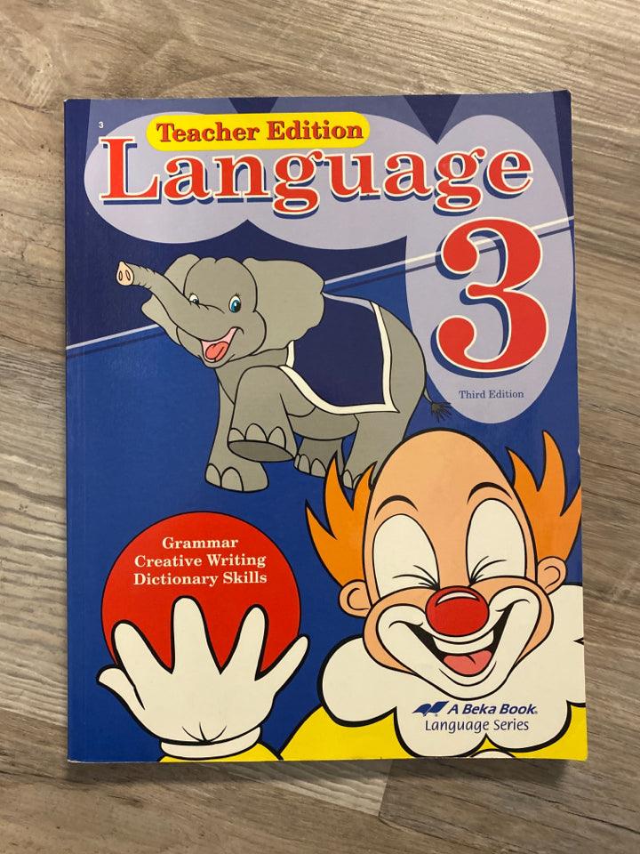 Abeka Language Arts 3- 3rd edition  lot