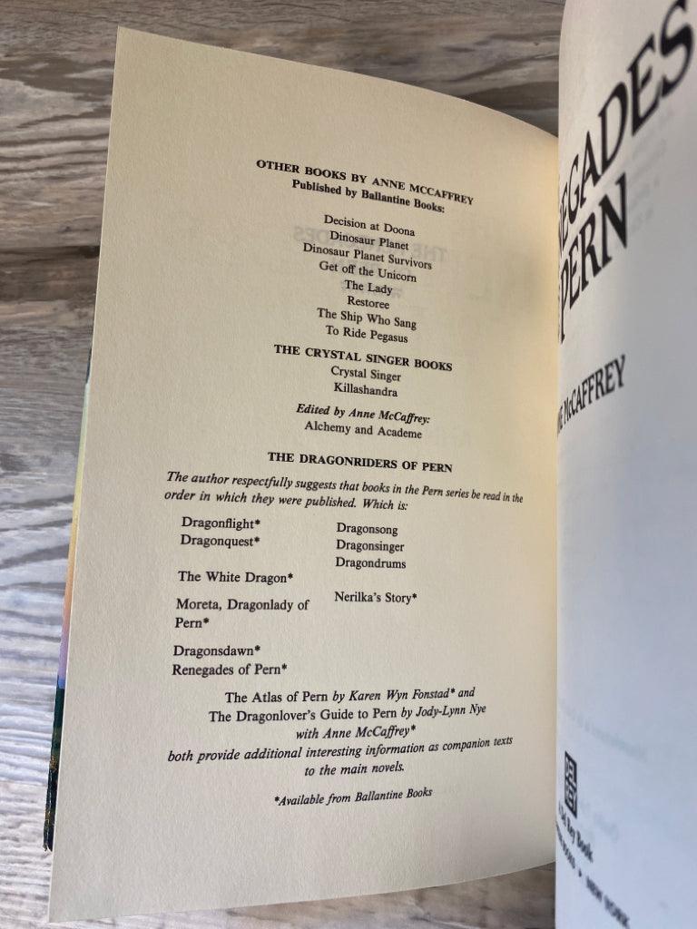 The Renegades of Pern by Anne McCaffrey