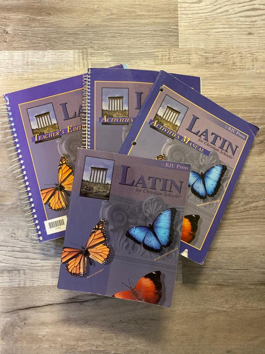 BJU Latin for Christian Schools 4-piece Set; 1st Edition
