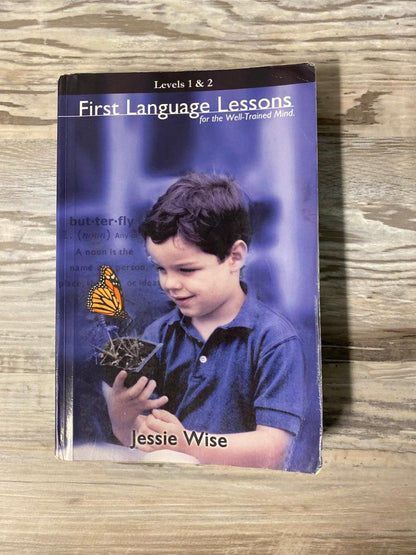 First Language Lessons for the Well- Trained Mind Levels 1 & 2 — front cover