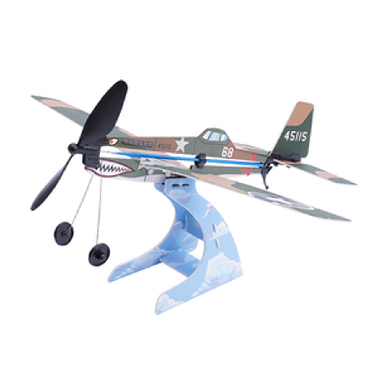 Rubberband Aeroplane P-40 Warhawk (NEW)