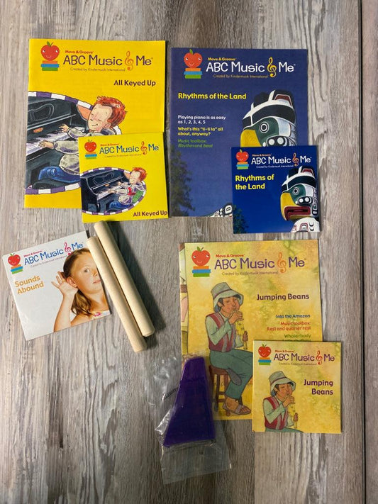 Kindermusik Move & Groove CD's Books and Instruments