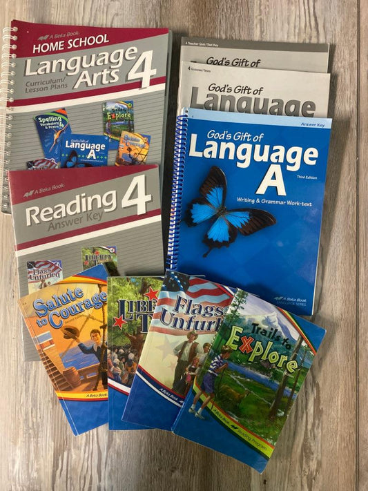 Abeka Language Arts 4 Lot