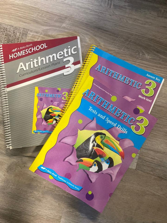 Abeka Arithmetic 3 Teacher Set 5th Ed.