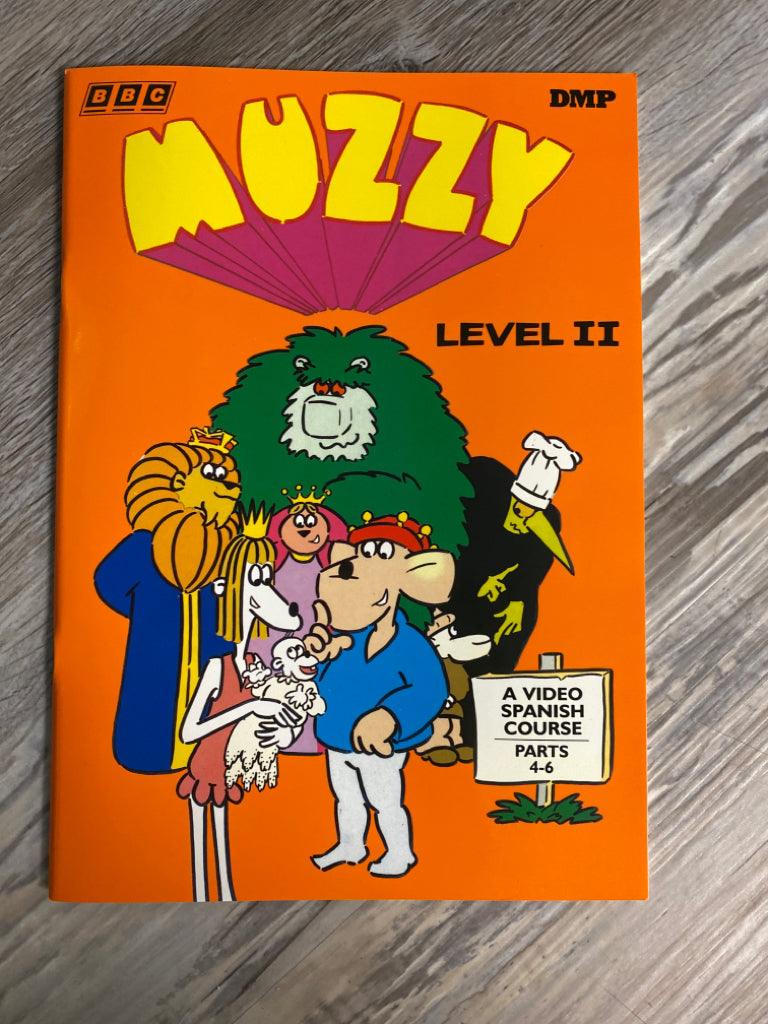 Muzzy Level II BBC Spanish Course DVD Set, Course Books and CD