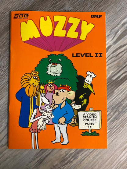 Muzzy Level II BBC Spanish Course DVD Set, Course Books and CD