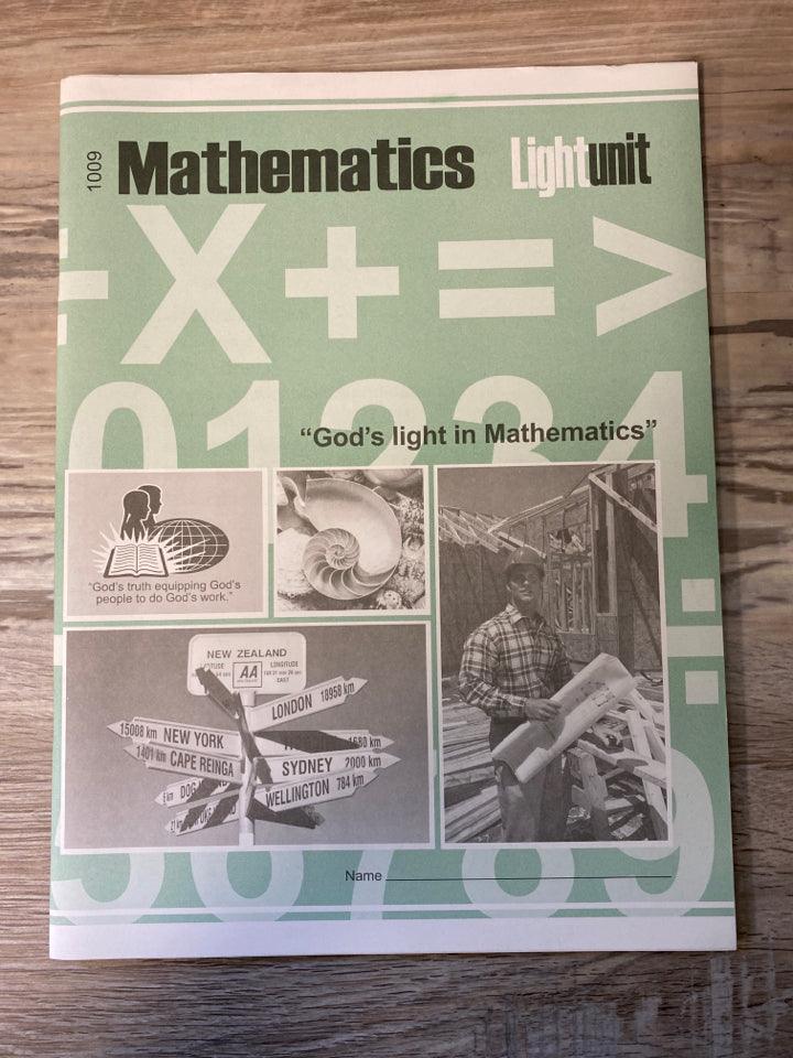 CLE Math Light Unit 1009