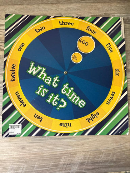 Math What Time Is It? Rotating Poster