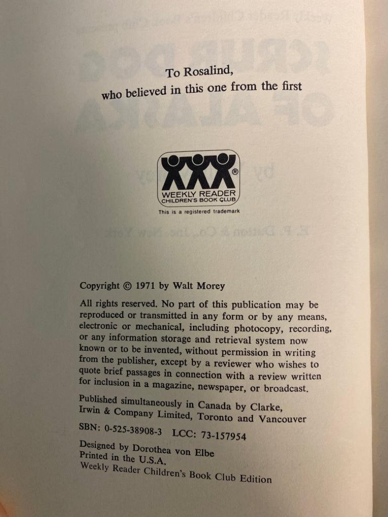 Scrub Dog of Alaska by Walt Morey