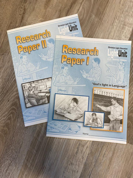 CLE Research Paper 1 and 2 LightUnits