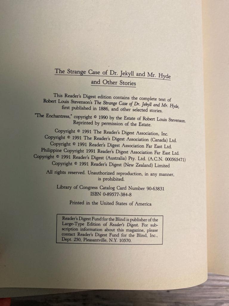 The Strange Case of Dr. Jekyll and Mr. Hyde by Stevenson