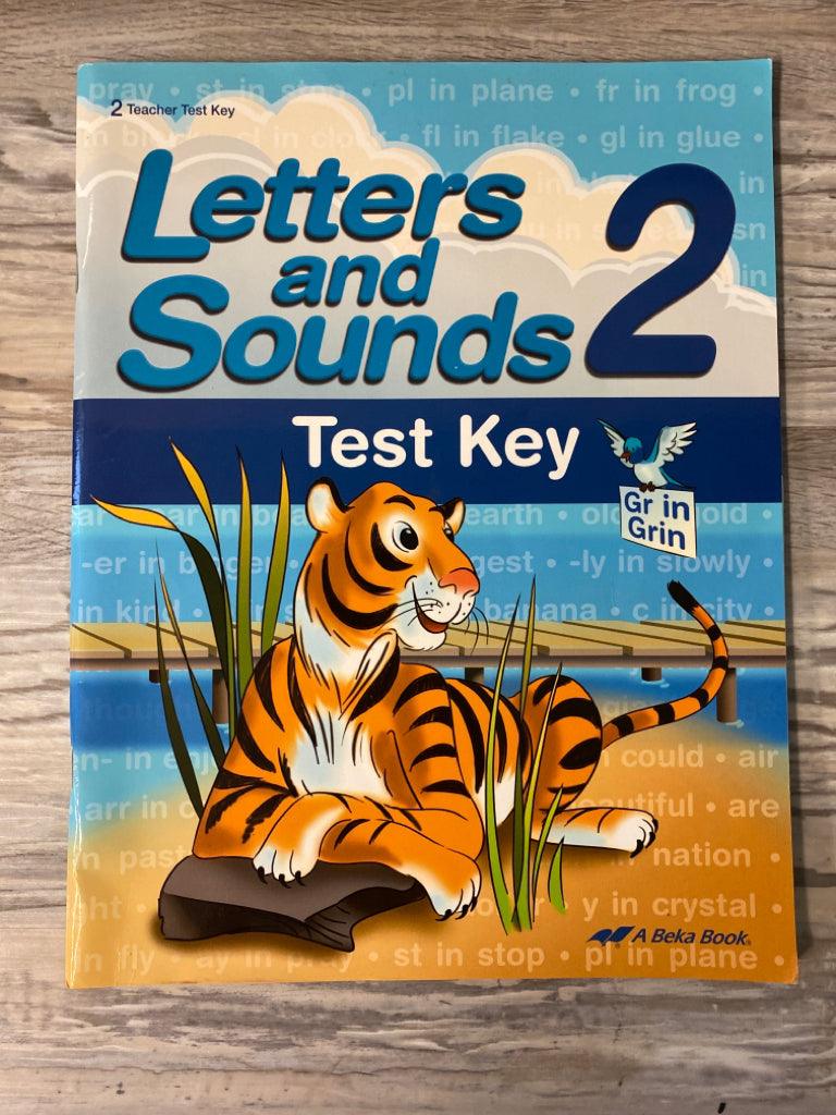 Abeka Letters and Sounds 2 Teacher Key and Test Key