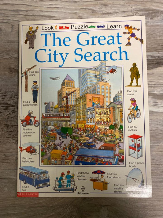 The Great City Search by Usborne