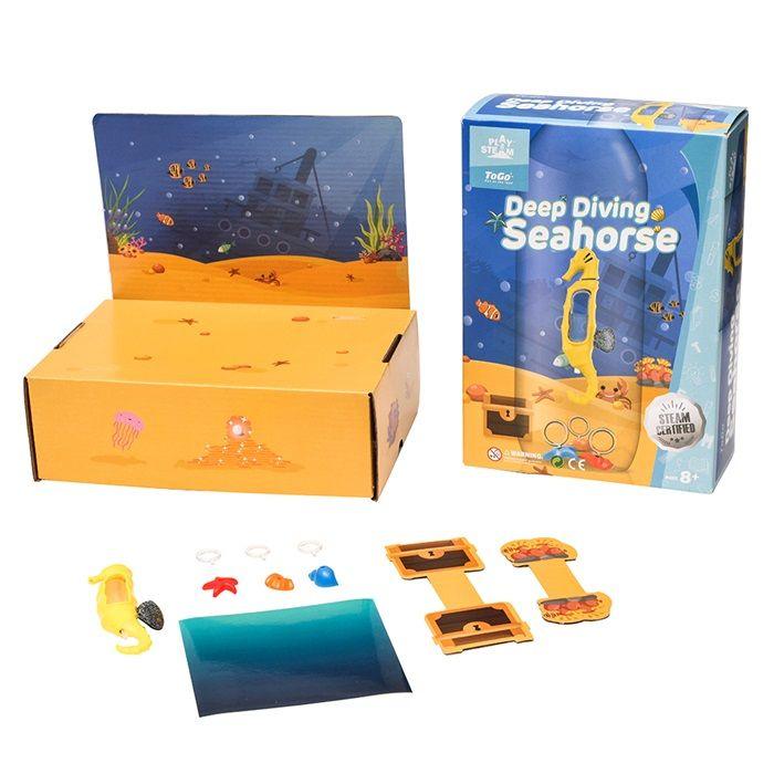 Deep Diving Seahorse