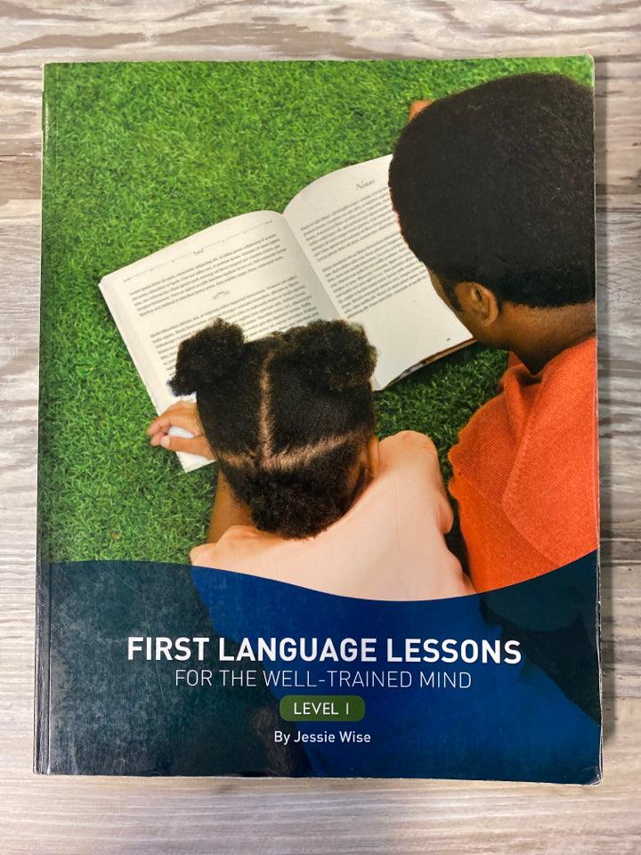 First Language Lessons Level 1 – First Homeschool