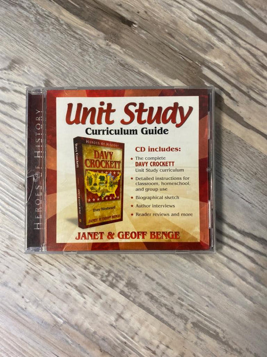 Christian Heroes: Then and Now Davy Crockett Unit Study CD ROM