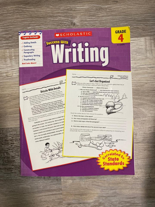 Scholastic Writing Grade 4