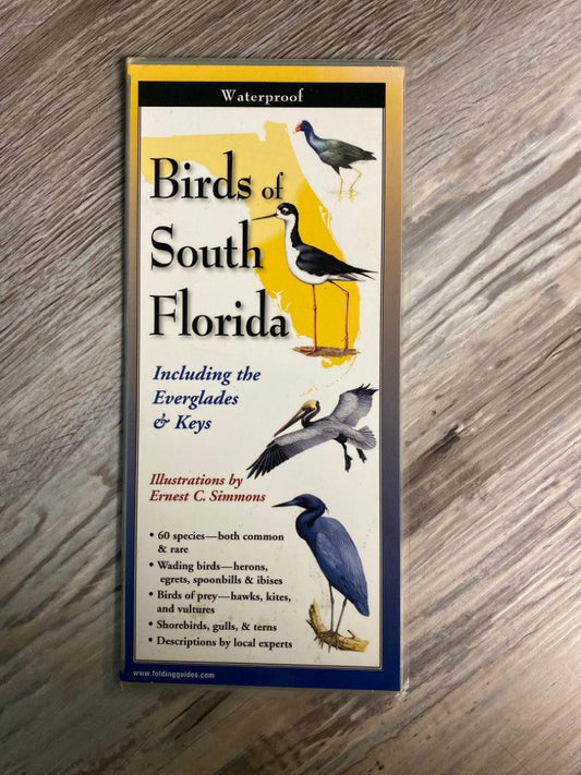 Birds of South Florida, Waterproof folding guide