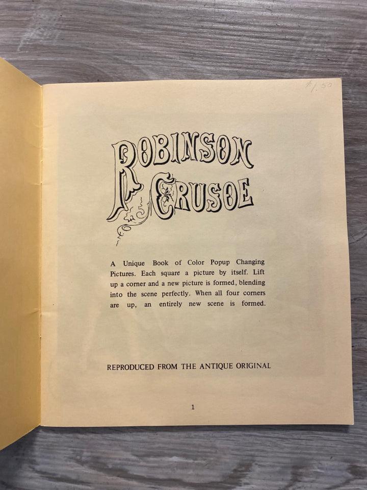 Robinson Crusoe Color Pop Up Changing Pictures Book